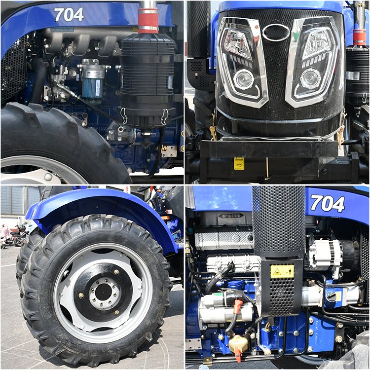 Small Agricultural Tractor, Loader with 50-210 Horsepower CE Certification, Can Be Equipped with Various Agricultural Tools