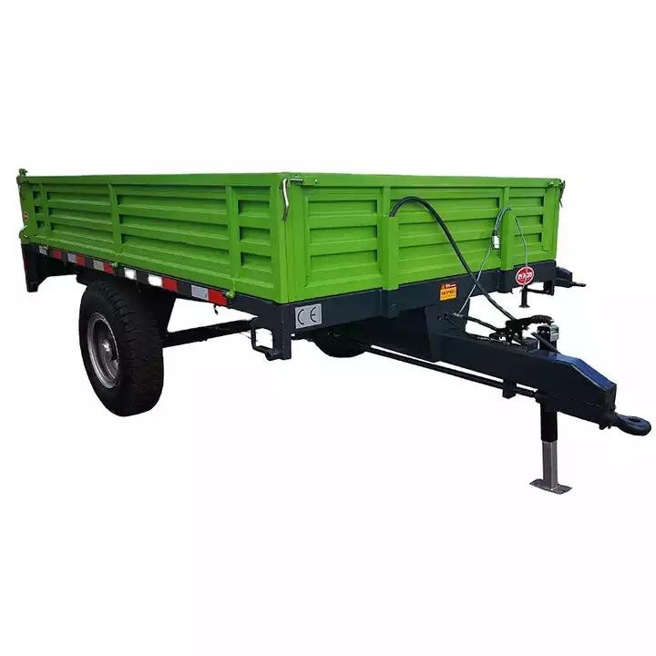 Top Quality 4 Wheel 3-10 Ton Agriculture Farm Trailer/ Tipping Dump Trailer in Stock/ Tractor Equipment