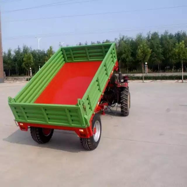 Top Quality 4 Wheel 3-10 Ton Agriculture Farm Trailer/ Tipping Dump Trailer in Stock/ Tractor Equipment