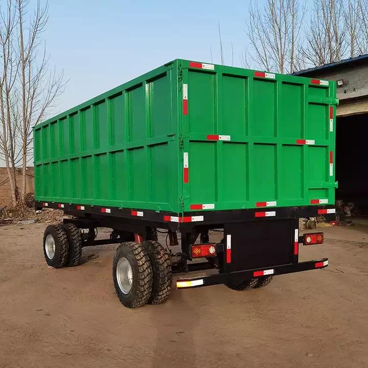 Top Quality 4 Wheel 3-10 Ton Agriculture Farm Trailer/ Tipping Dump Trailer in Stock/ Tractor Equipment