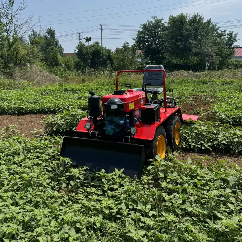 High Productivity Four Wheel Agricultural Tractor Farm Equipment Tractor With Accessories