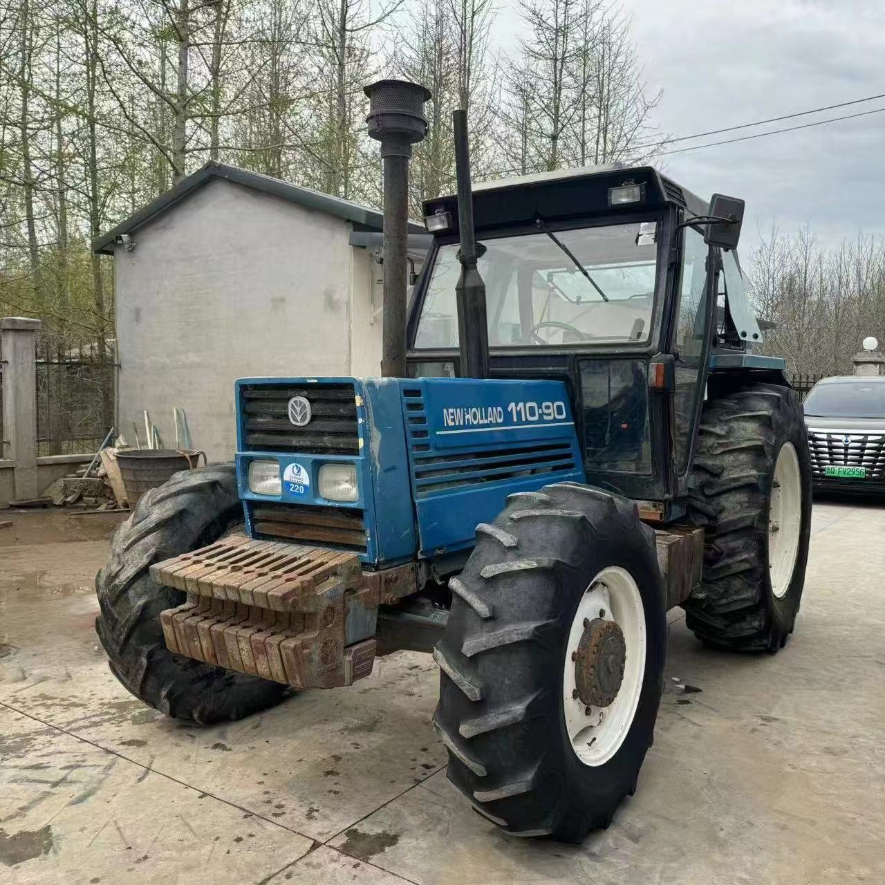 Used Fiat 110hp with Cab in Stock Used NEW HOLLAND 110-90 Agriculture Farm Tractor with Fiat Engine for Hot Selling
