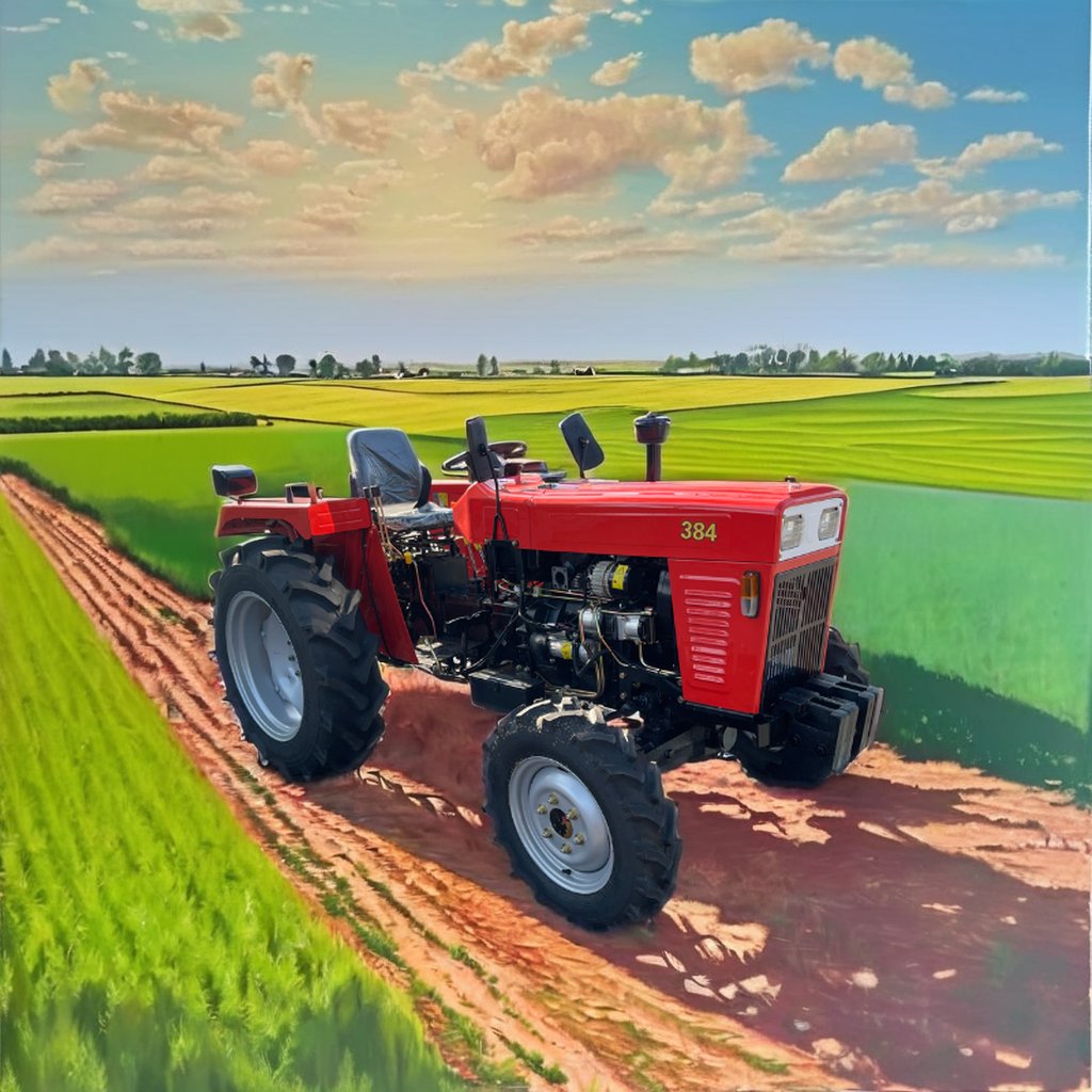 Falath High Quality 38HP Machine Two Wheel Drive Power Tiller Behind diesel Engine Agriculture Walking Tractor
