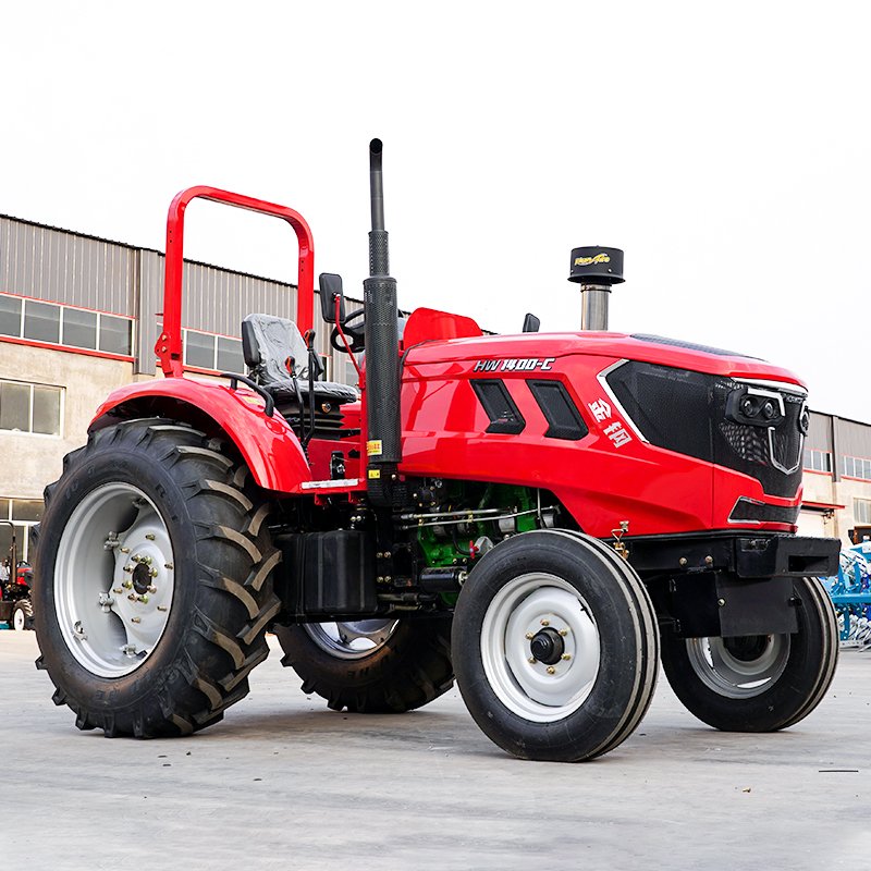 Factory Price Agriculture Machine Tractors 4x4 Small 4wd Compact Agricultural 80hp 90hp 100hp Mini Farm Tractor