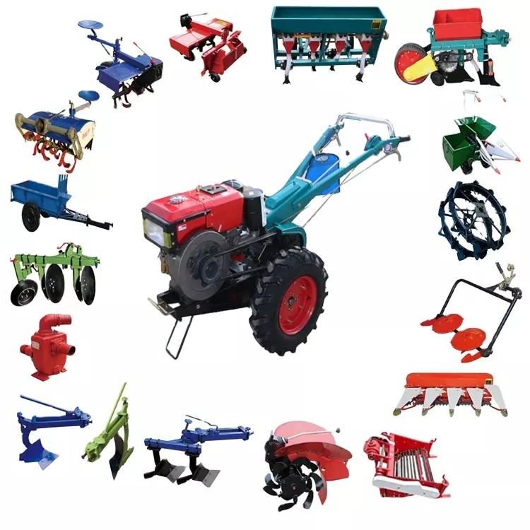Cultivators 30hp Walk Behind Plough Tractor Paddy Plough Furrow Farm Machinery Disc Plough