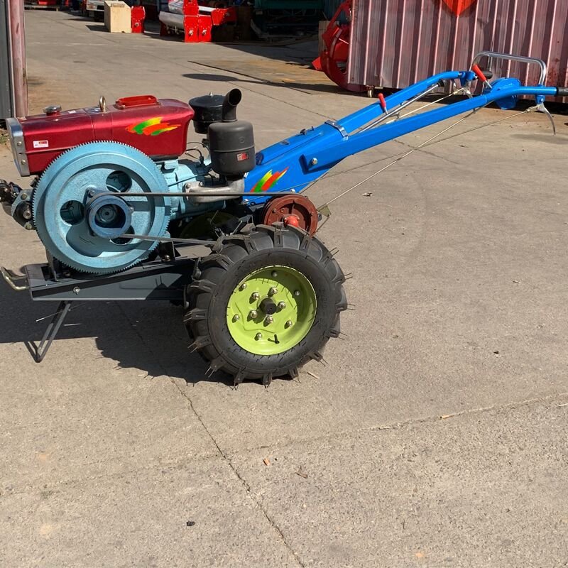 12hp 15hp 18hp diesel Engine Power Used Garden Tiller Motocultor Cultivator Two Wheel Walking Tractor for Sell