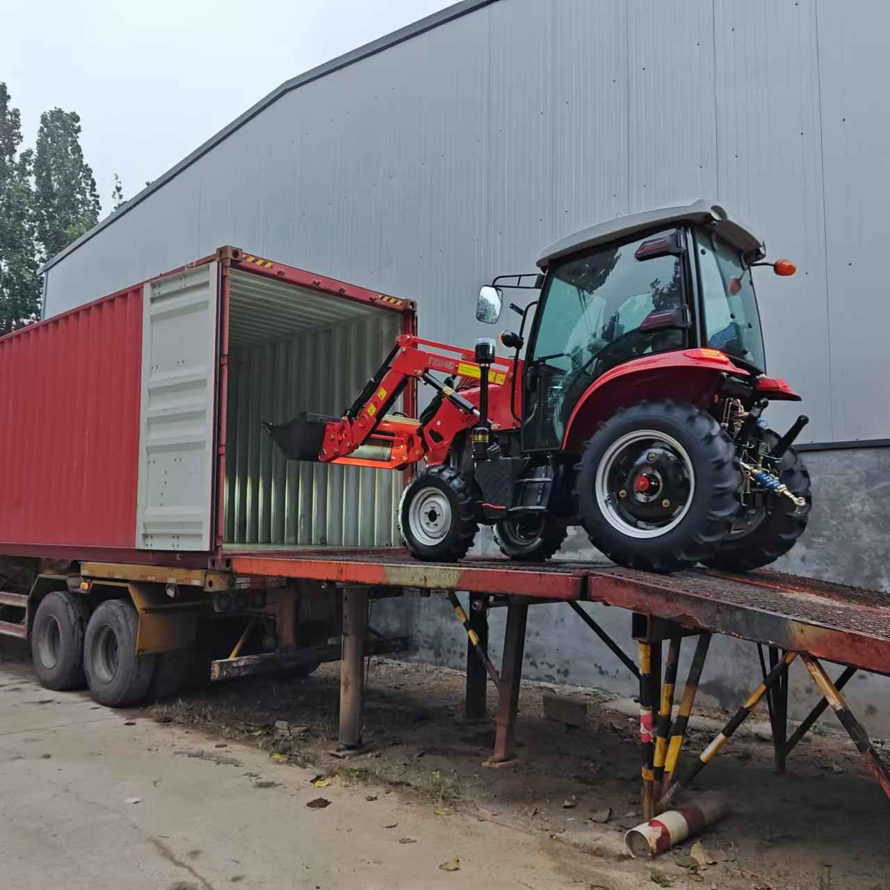 100hp 4wd Tractor Grass Bush Cutter Lawn Mower Trailer Farm Tractor 150hp for Agriculture