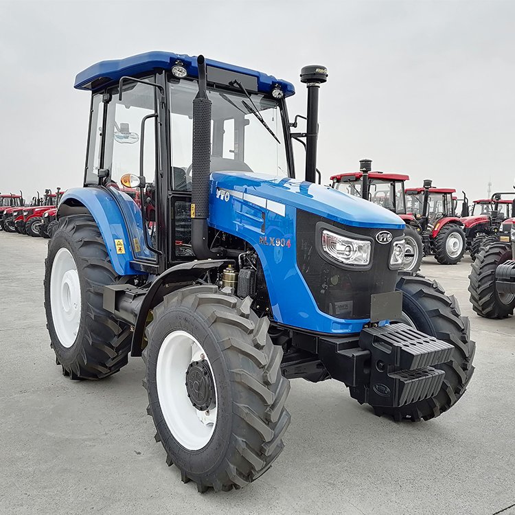 YTO 90hp ELX904 Automatic 4WD Tractor New Farm Cab Agriculture Equipment Chinese Wheel Tractor Engine Gearbox Core Components