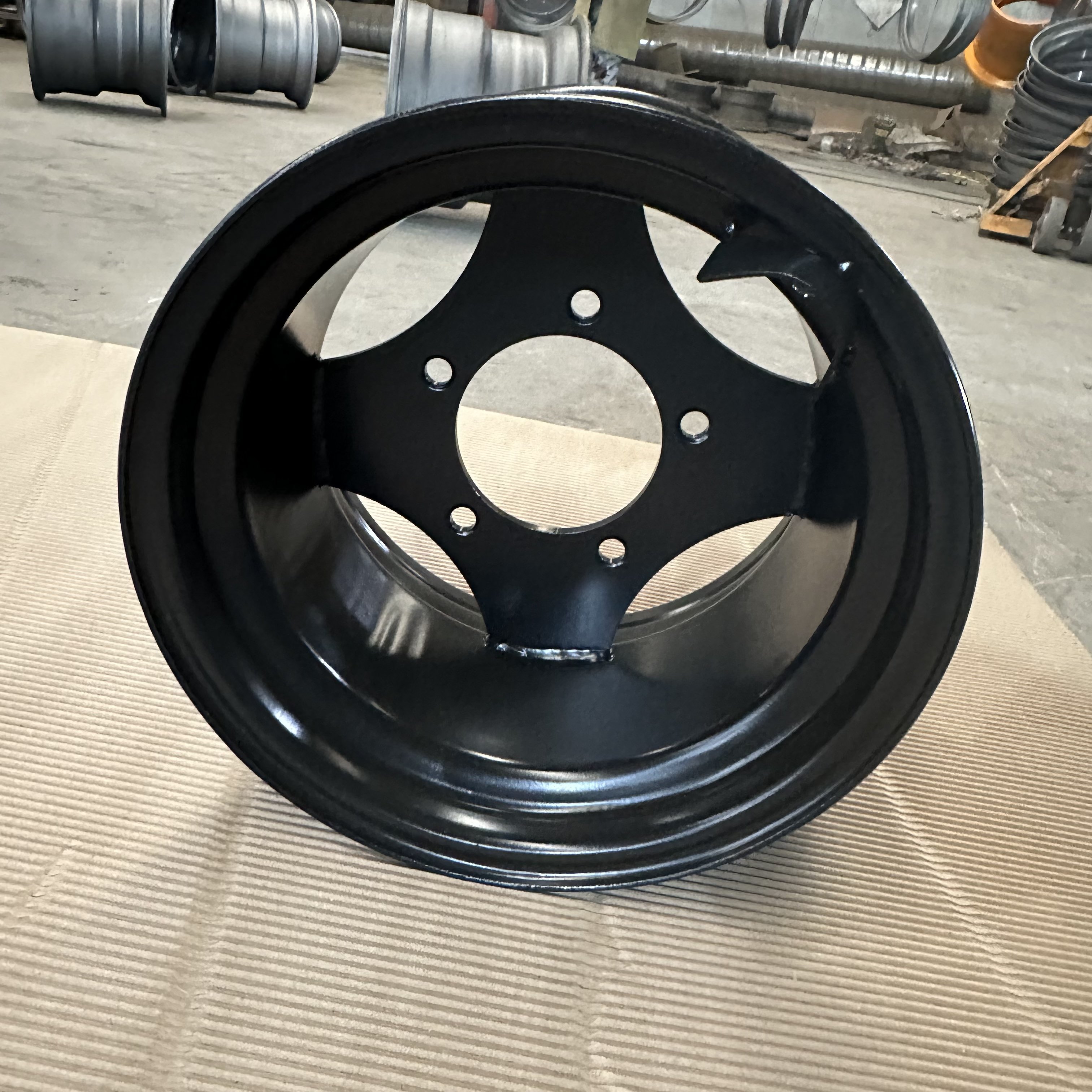 Manufacturing Design Steel Rims 8.5x12 Agricultural Wheels for 23x10.5-12 Tires