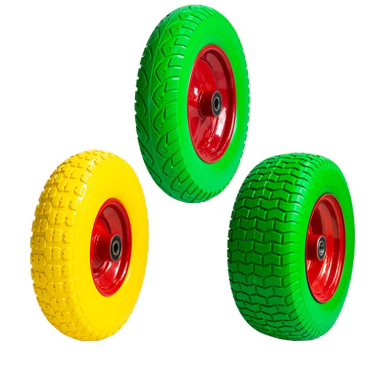 Best Price High Quality 3.50-8 Pneumatic Rubber Wheel 16 Inch Puncture Proof Wheelbarrow Tire Rubber Wheel