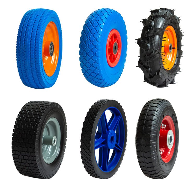 Best Price High Quality 3.50-8 Pneumatic Rubber Wheel 16 Inch Puncture Proof Wheelbarrow Tire Rubber Wheel