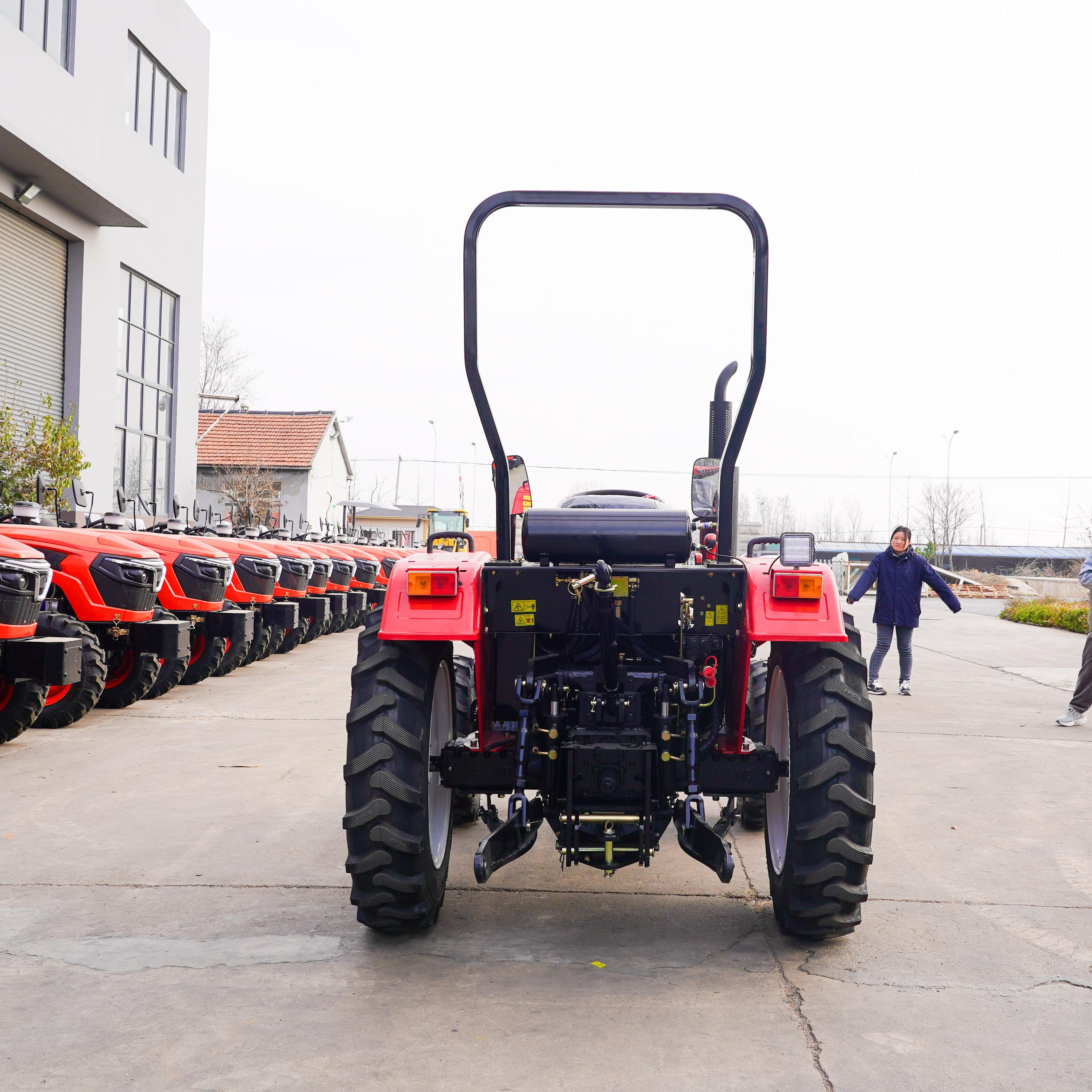 Brand 4x4 Agricultural Tractors with 80-140HP Diesel Engine Gearbox & Bearing Core Components for Home Farm Use