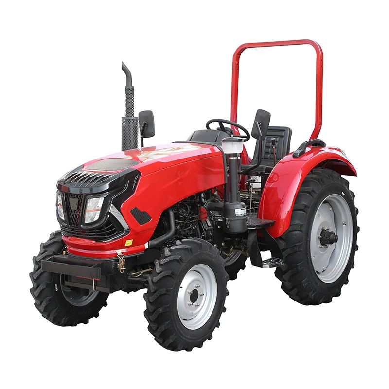 Land Universal Four-Wheel Drive 50HP Agricultural Field Cultivator Tractor Wheel Farm Traktor 4WD Tractor Price for Sale