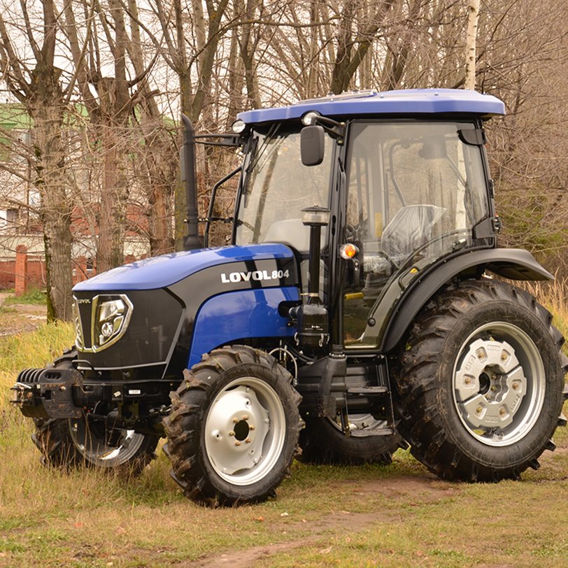 Compact Agricultural Equipment Farm Machinery Lovol 50hp 80hp 90hp 4x4 Mini Tractor Price
