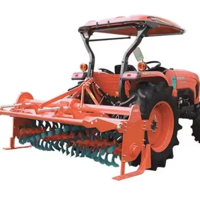 Kubota 50Hp Mini Agricultural Tractor Power Tiller Four Wheel Cultivator with New Core Motor Option