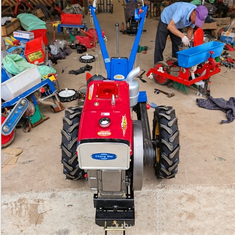 Hot Sale Power Tiller Mini Field Trencher Weeding Machine 2 Wheel Walking Tractor Cultivators Tiller Rotary Garden Cultivators