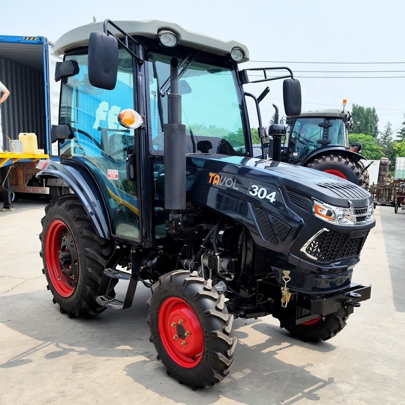 New Chinese Mini Agriculture Four Wheel Drive Tractor Small Compact Orchard Garden Greenhouse Farm Mahindra Tractor Parts Spare