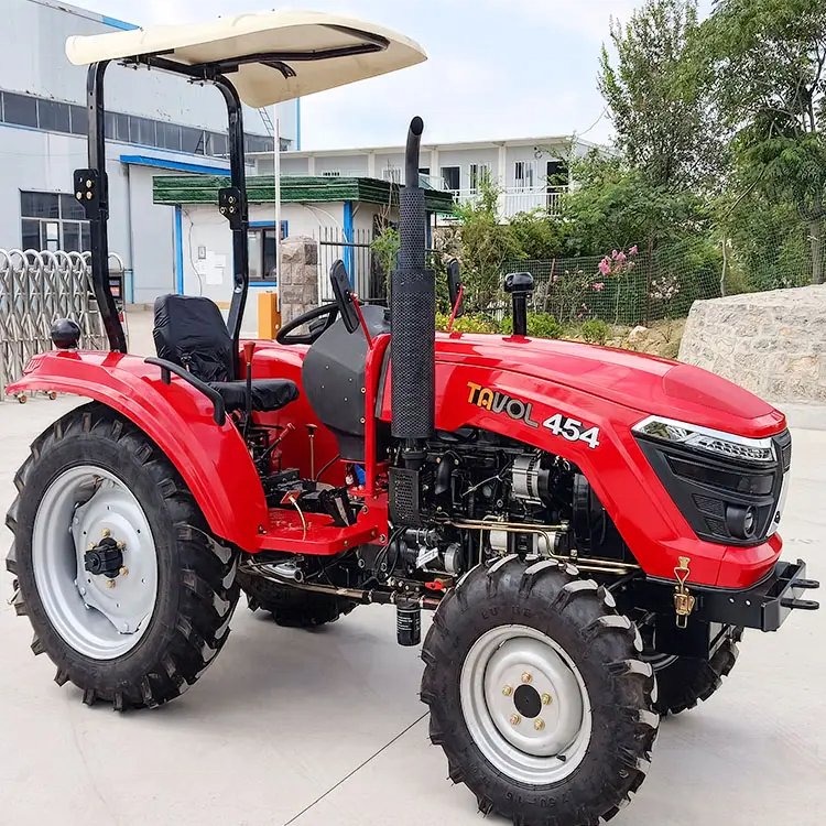 New Chinese Mini Agriculture Four Wheel Drive Tractor Small Compact Orchard Garden Greenhouse Farm Mahindra Tractor Parts Spare