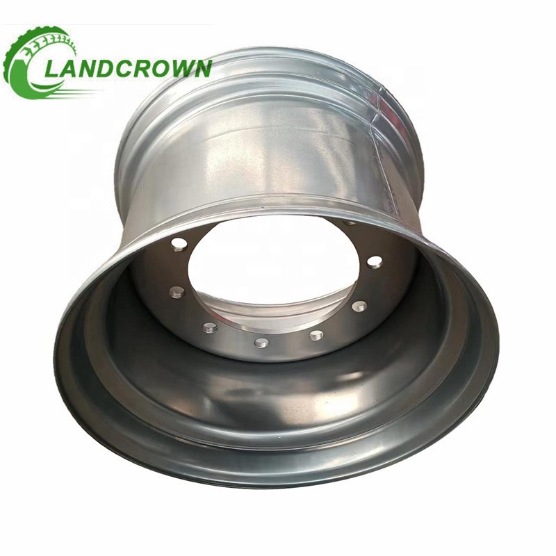 Agricultural Steel Wheel Rims 14.00x22.5 22.5x14.00 Agroindustrial Wheels Rims Factory Customized for Tires 445/65R22.5
