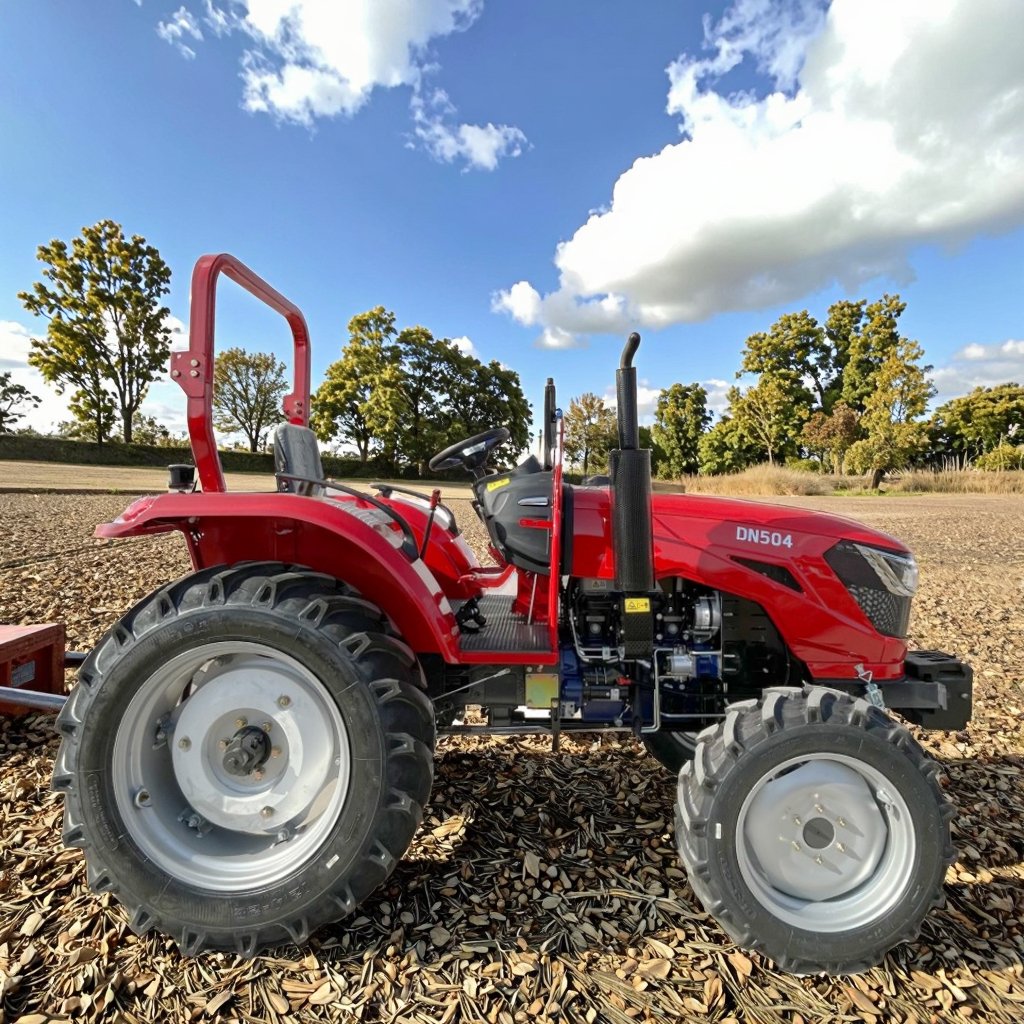Red Increased Tires Provides Improved Traction and Reduces Slippage 50HP Tractor