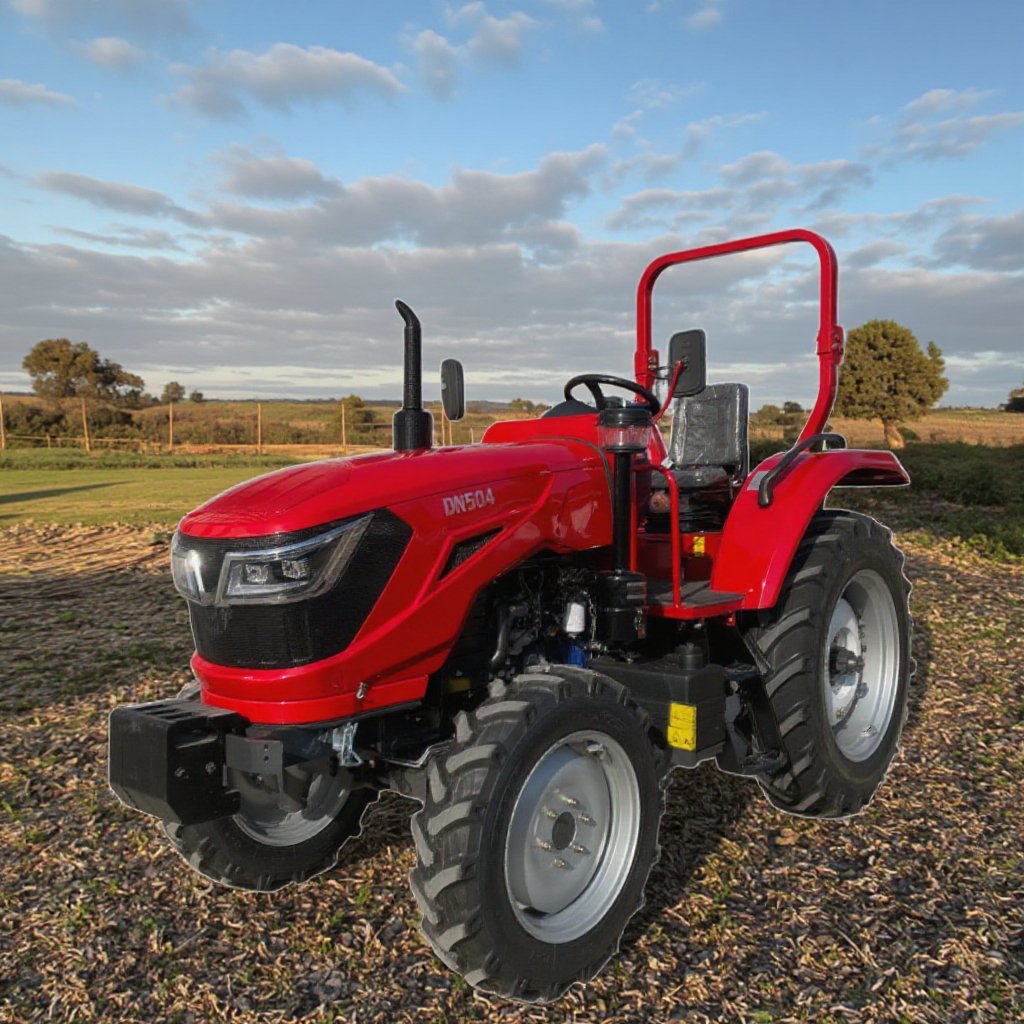Red Increased Tires Provides Improved Traction and Reduces Slippage 50HP Tractor