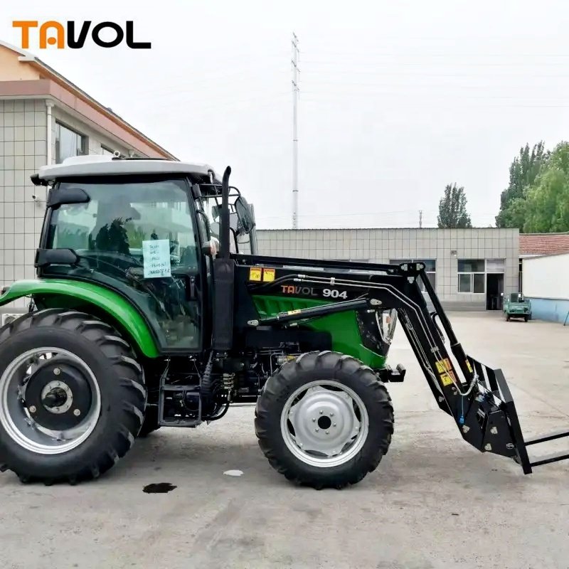 4X4 Wheel 4WD 40hp 50hp 60hp 70hp 90hp 100hp Tractor Front Loader Farm Garden Tractor