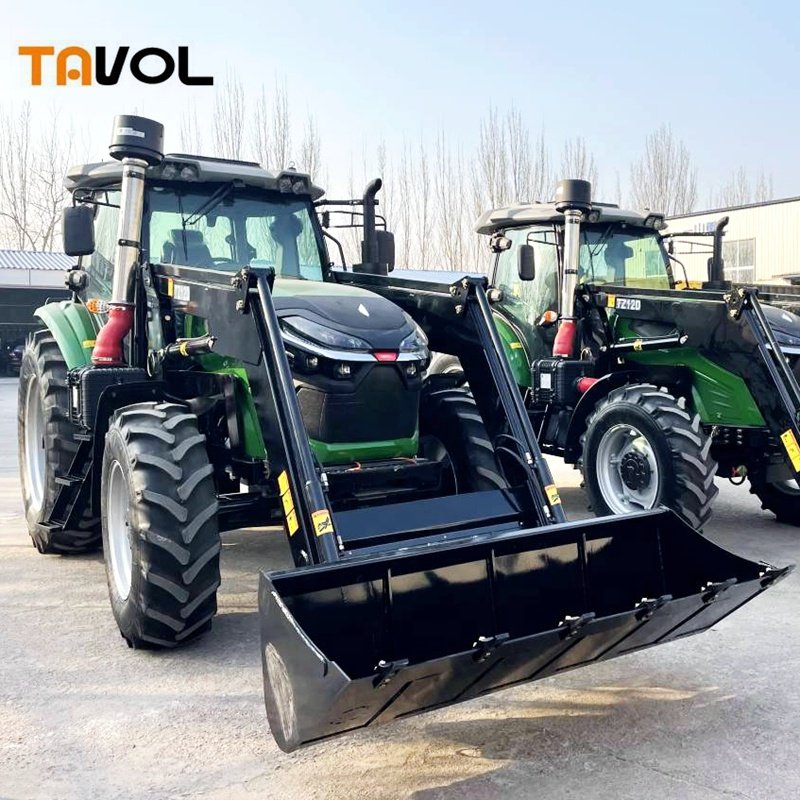 4X4 Wheel 4WD 40hp 50hp 60hp 70hp 90hp 100hp Tractor Front Loader Farm Garden Tractor