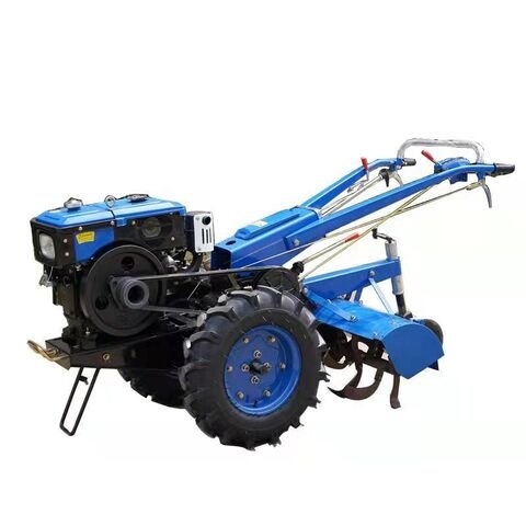 Best Quality Farm Equipment Mini Plow 2 Wheel Walking Tractor with Disc Plough Machine