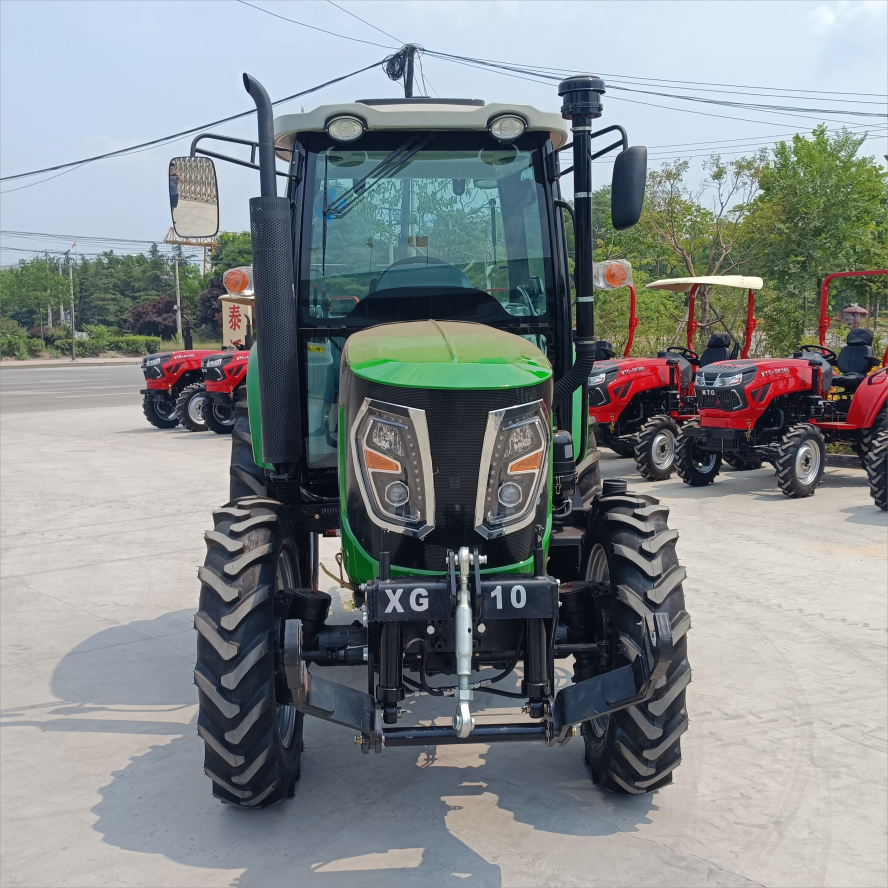Shandong 90HP Tractors for Farm Land Hydraulic Output Agricultural 4 Cylinder Engine Tractors