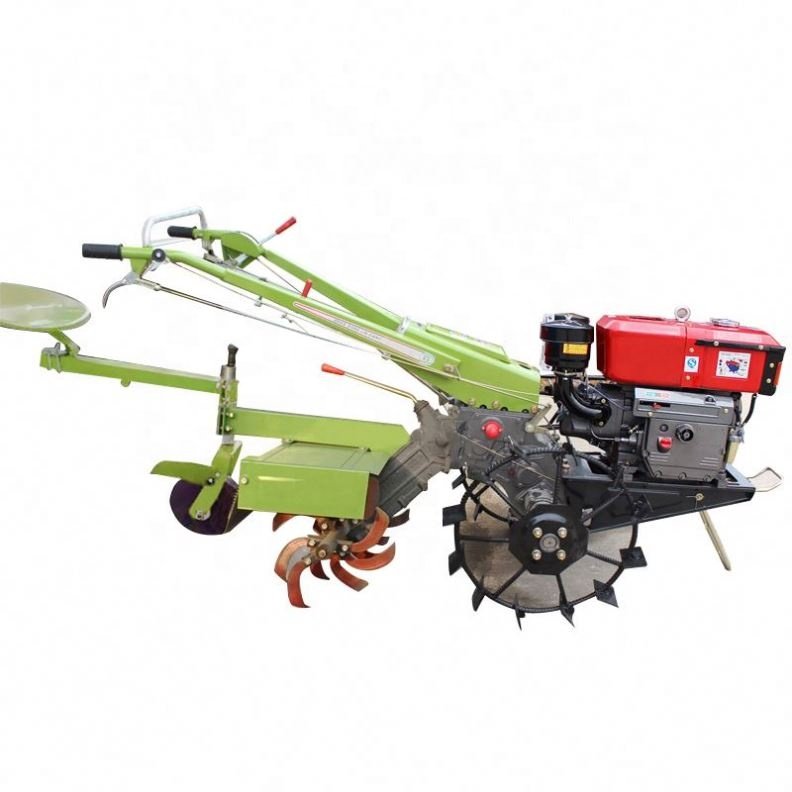 Agricultural Powered Diesel Generator Two Wheel Farm Tractor 22hp 25hp Tractor Power Tiller Walking Tractor Powertiller