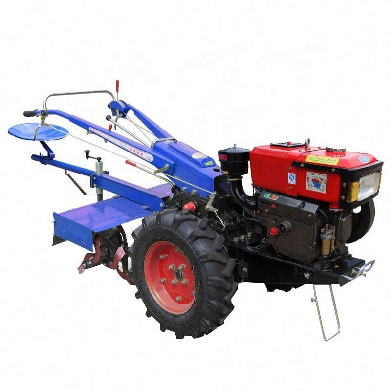 Agricultural Powered Diesel Generator Two Wheel Farm Tractor 22hp 25hp Tractor Power Tiller Walking Tractor Powertiller