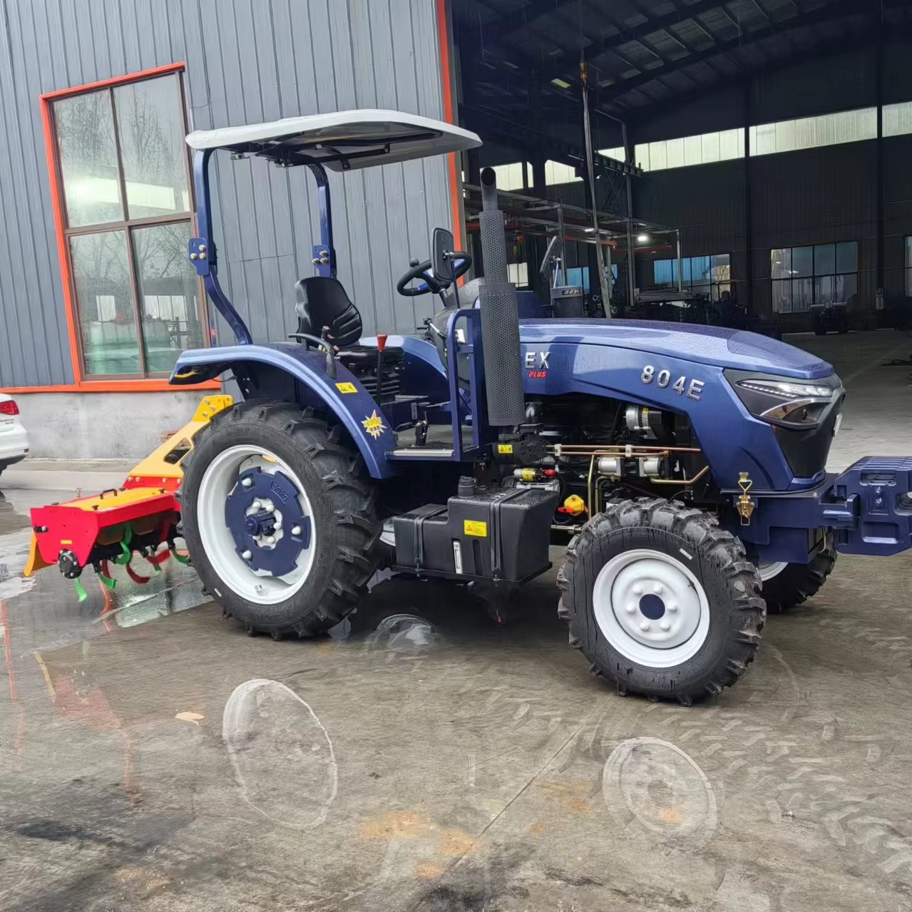 80hp Farm Tractor with Rotary Tiller for Farming Farmers love It