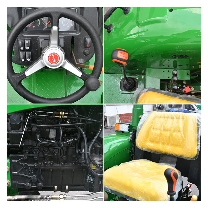4x4 Agricultural Large Four-wheel Drive Agricultural Tractors Farm Tractor with Loader 50-100 hp Farm Tractor