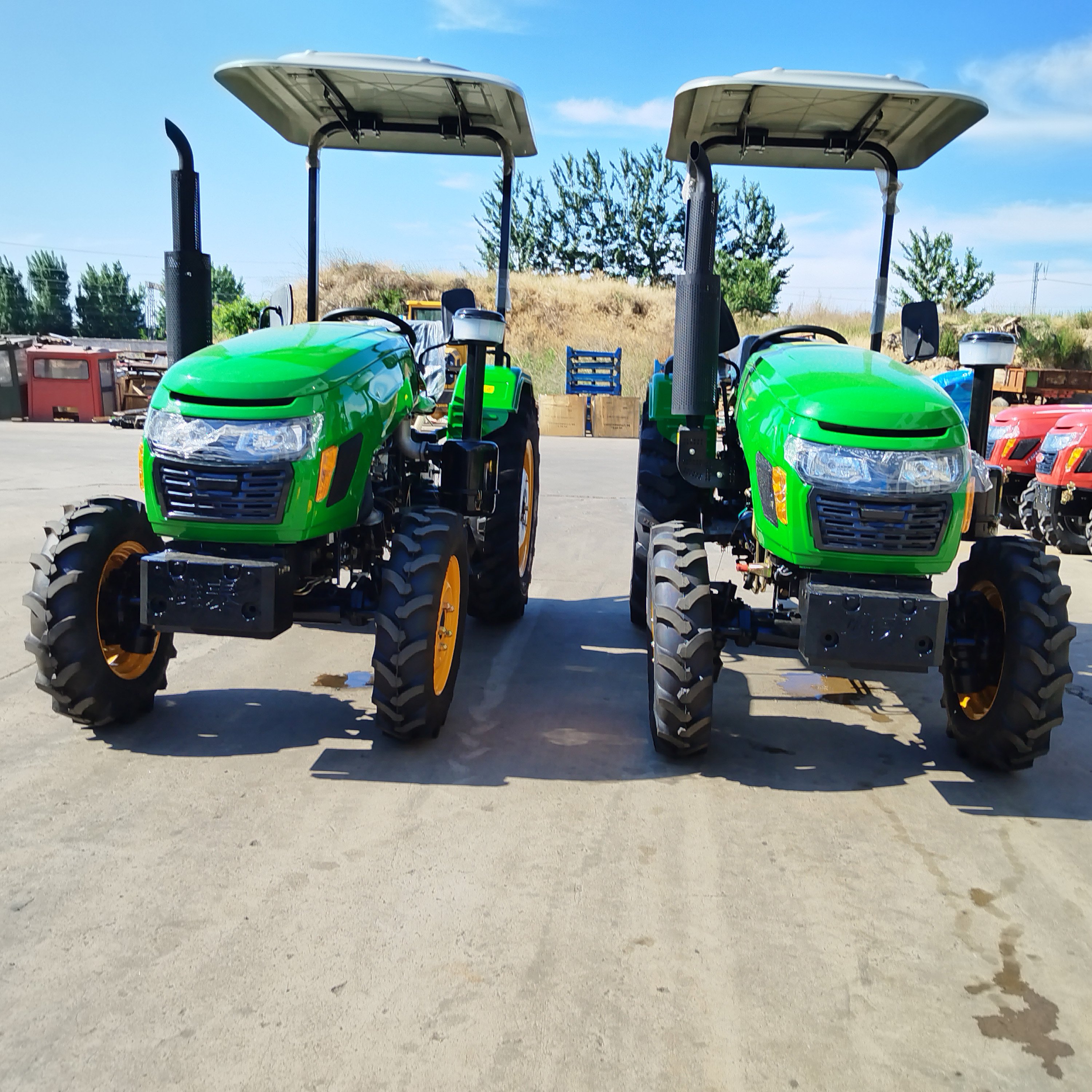 China Factory Cheapest 40HP 50HP 60 HP 70HP Agriculture30HP 40HP 50HP 60HP Wheel Tractor for Sale