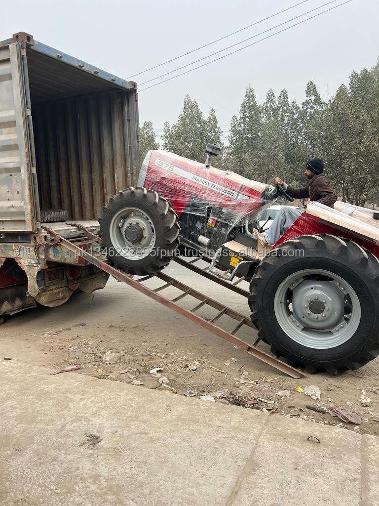 Mini Farm Tractors Agriculture 4*4wd Machine MF 375 4wd 04 Cylinder Diesel Engine with Mini Loader
