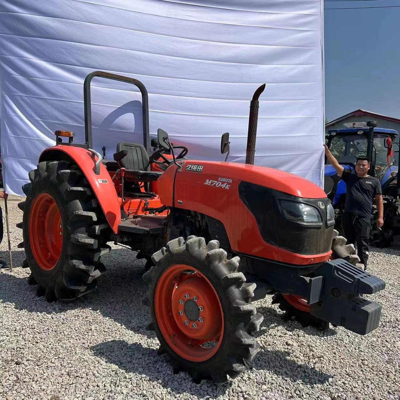 70 hp Kubota Tractor Farm Agriculture Machine 4x4WD Wheeled Drive Used Kubota Tractors Made From Supplier