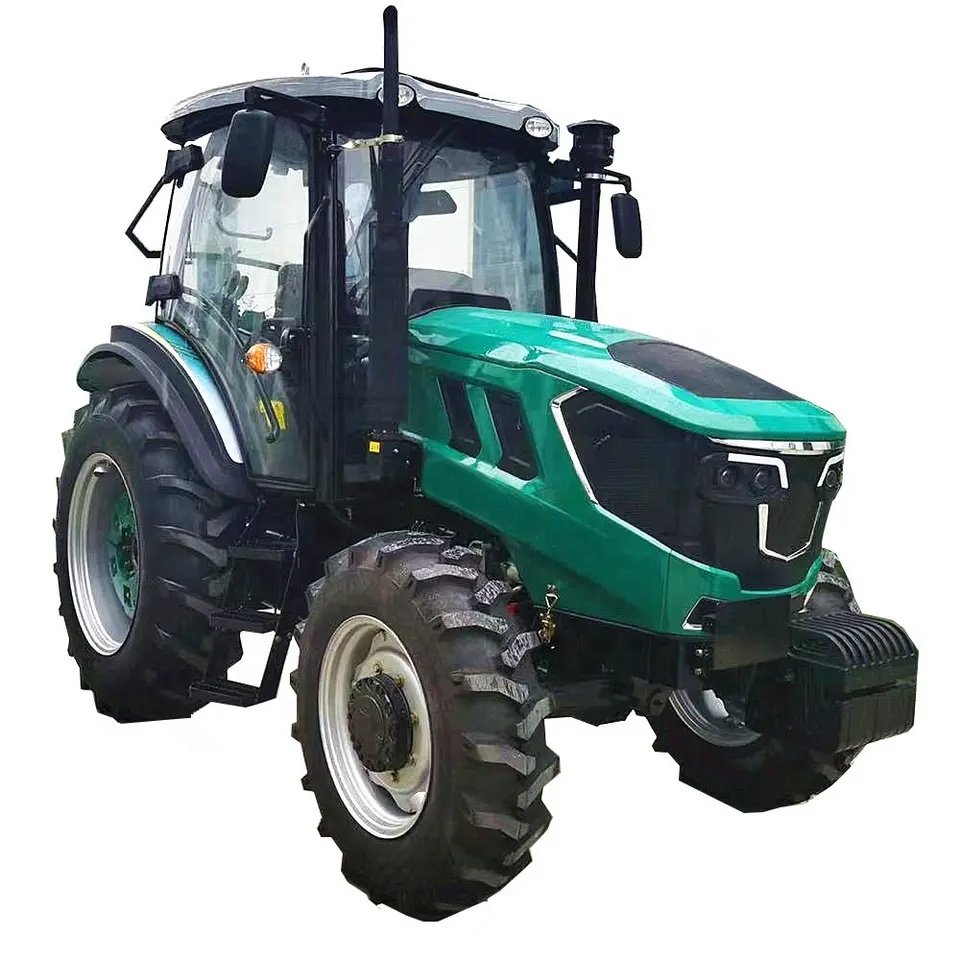 China Manufacturer Strong Good Quality Inter Filter 100HP Farm Tractor with Cabin for Sale