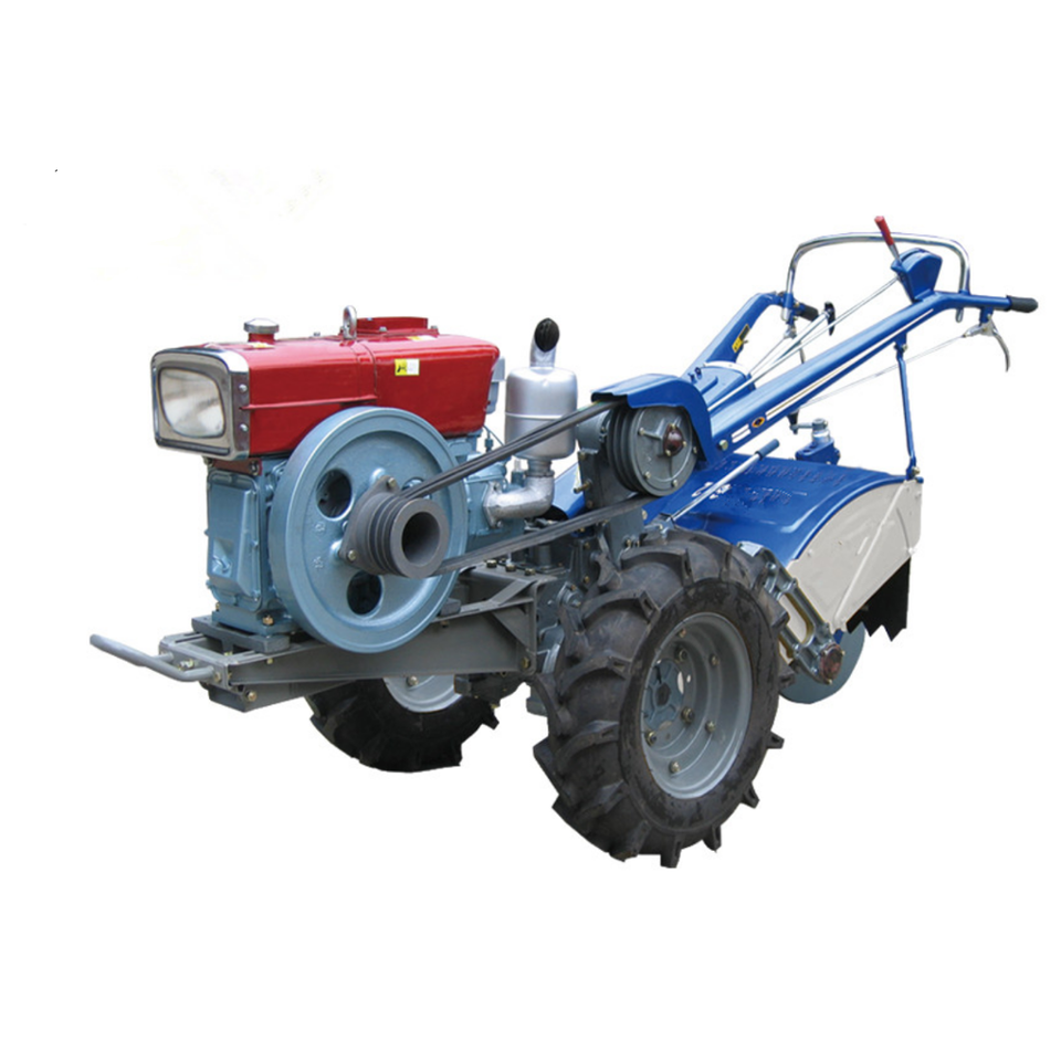 Two Wheel Horse Tractor Farm Machinery 12HP Power Tillers Walking Tractor Mini Farm Garden Hand