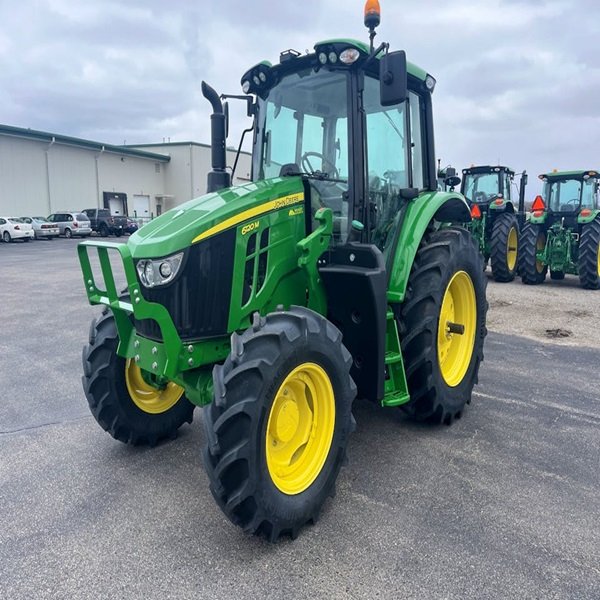 Cheap Fairly Used Agricultural Farm Equipment John Deer 6215R 4X4 Wheel Drive Utility Compact Tractor 120HP Now Ready for Export