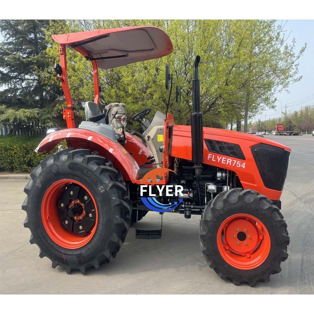 75HP 4WD Wheel Tractor Farm Equipment Tractors for Agriculture Activity