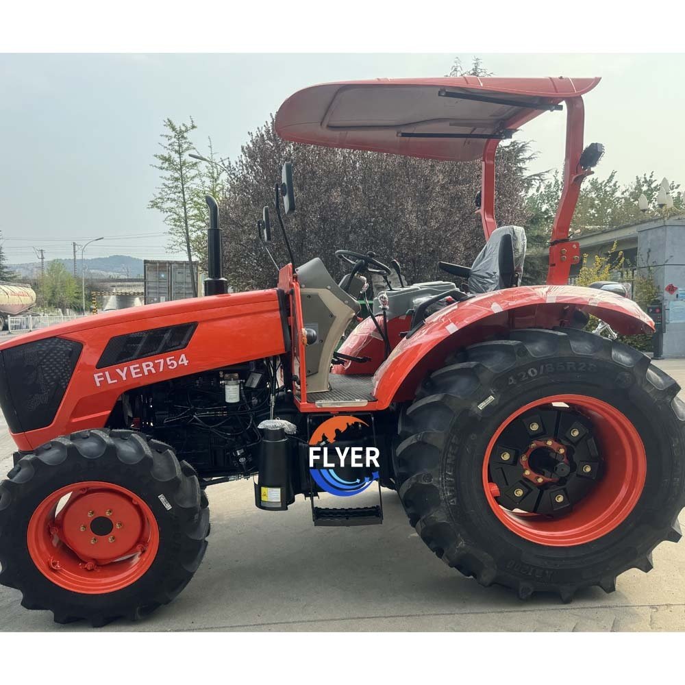 75HP 4WD Wheel Tractor Farm Equipment Tractors for Agriculture Activity