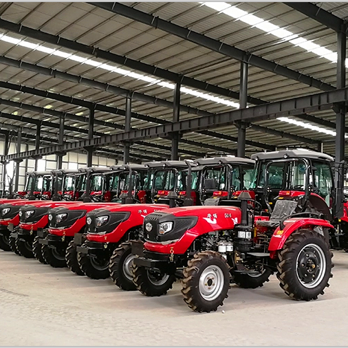 50HP 4x4 Agriculture Tractor with Full Implements Sell in China with Kinds of Attachments