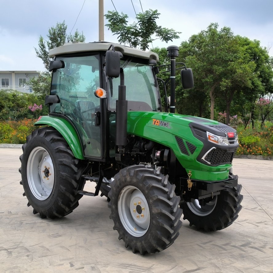 2024 New Agriculture Tractor 50hp 55hp 60hp 70hp 4wd 4x4 Farming Wheel Tractors Price