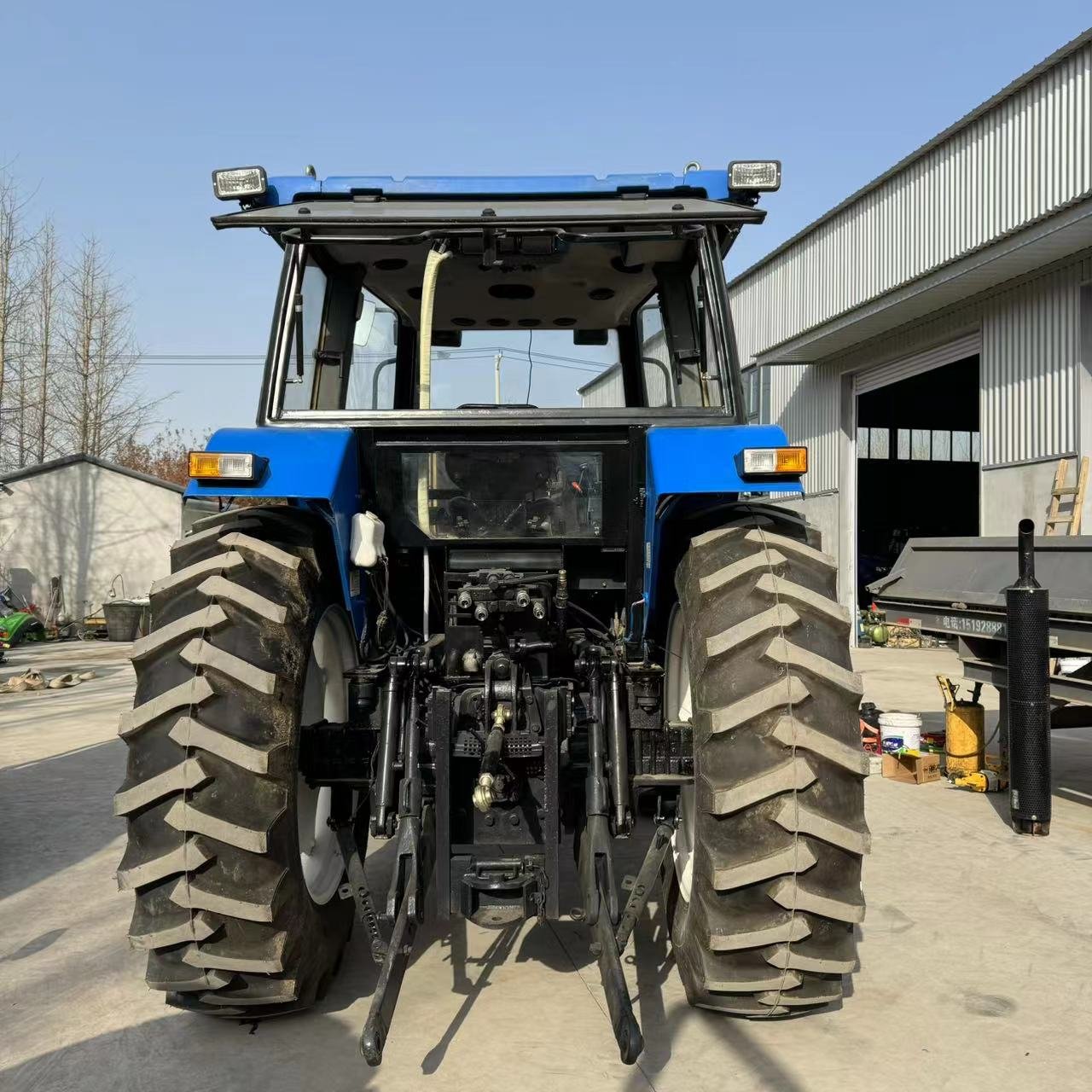 Original Farming Tractor Fairly Used NHolland Farm With Front Loader 130hp 4x4 Tractor in Stock Now