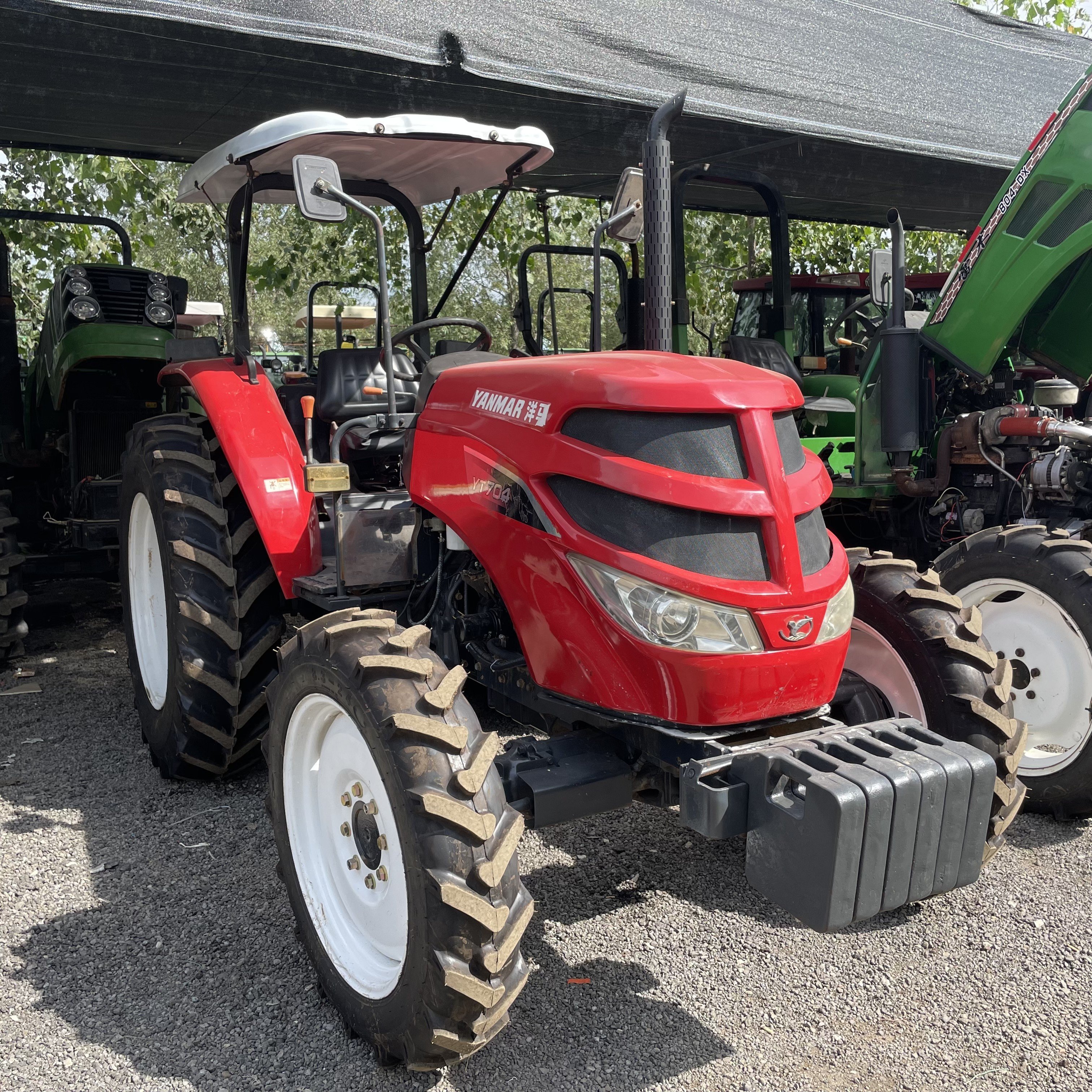 Farm Tractor Agriculture 70HP Yt704 Used Yanmarr 4x4 Wheeled Tractor for Sale