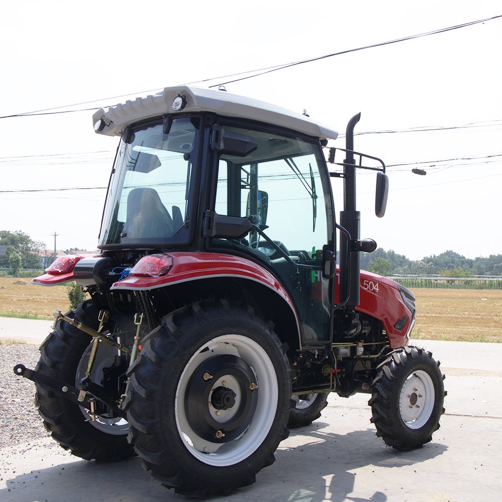 Hot Selling 4x4 Electric Starting Agricultural Four-Wheel Tractor With Adjustable Wheelbase Farm Tractor