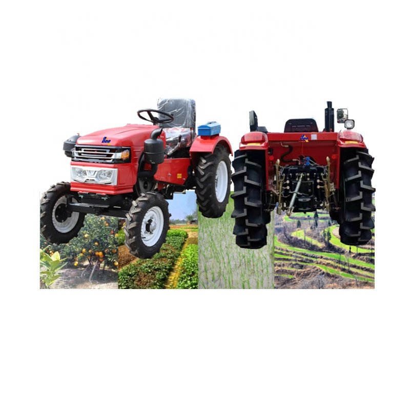 New Energy Small Tractors in China With Furrow Fertilizing Machine/Rotary Tillage Ridge Machine 20 HP Four-wheel Mini Tractor