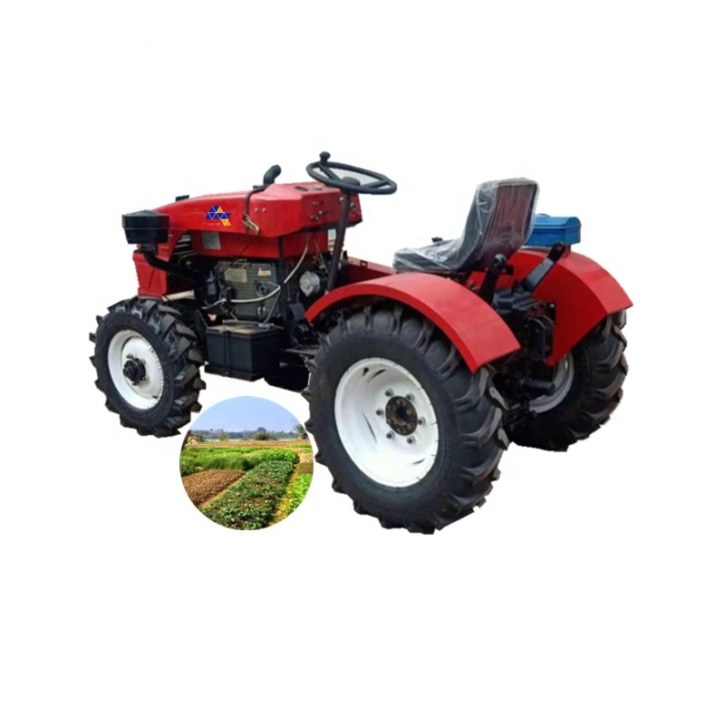 New Energy Small Tractors in China With Furrow Fertilizing Machine/Rotary Tillage Ridge Machine 20 HP Four-wheel Mini Tractor