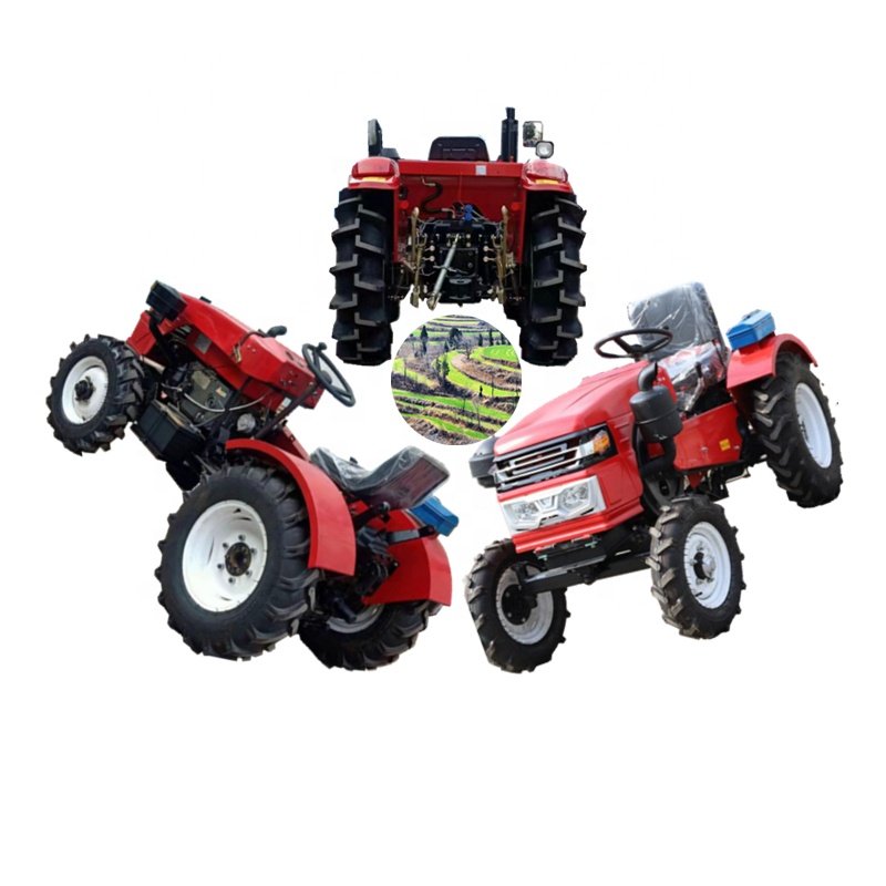 New Energy Small Tractors in China With Furrow Fertilizing Machine/Rotary Tillage Ridge Machine 20 HP Four-wheel Mini Tractor