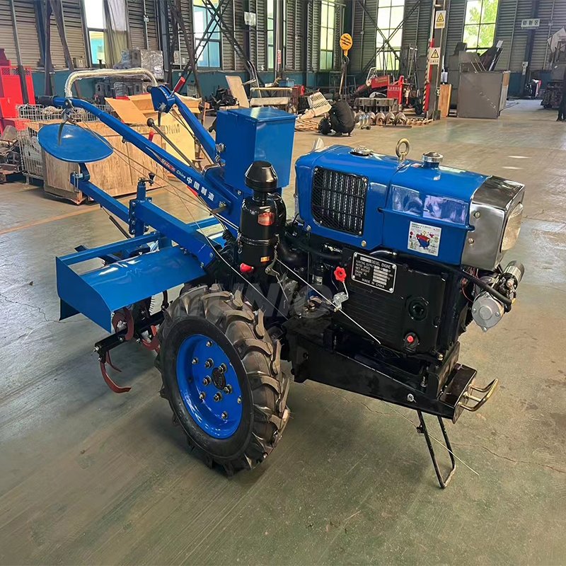 Diesel Power Tiller Walking Tractor Grass Cutter12-22hp Walk Behind Tractors